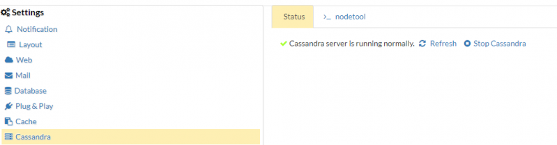 Cassandra web client UI