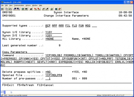 TD/OMS CA 2E INTERFACE