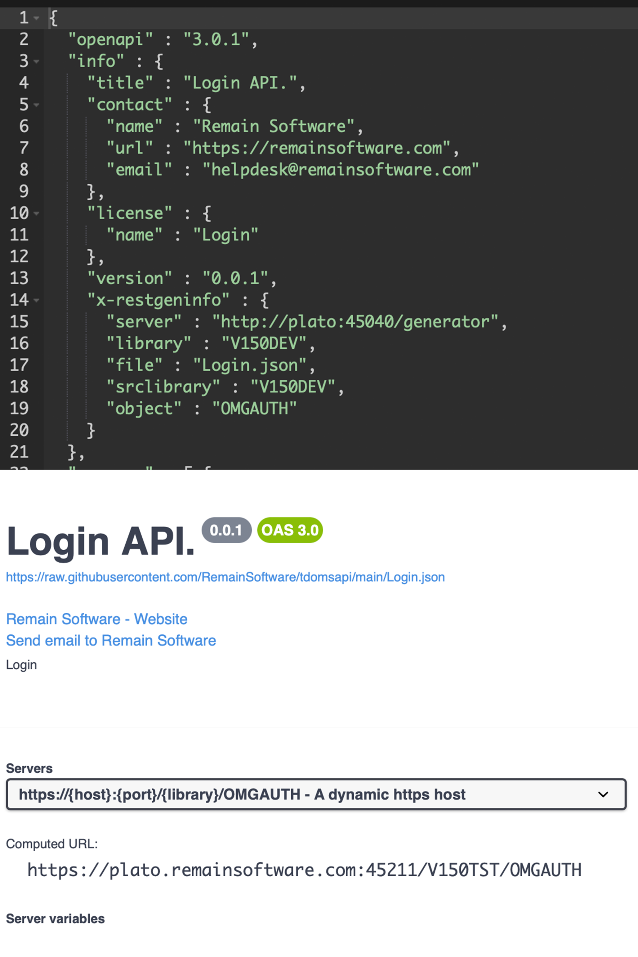 REST APIs Screen Shot