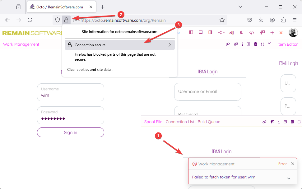 Click connection secure