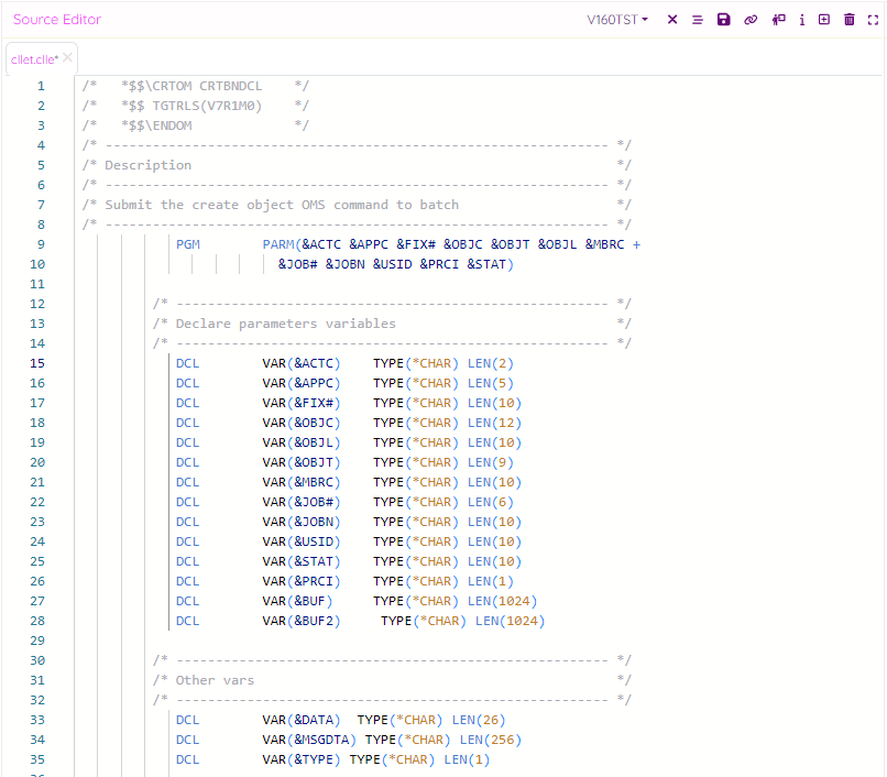 Clle syntax highlight.png