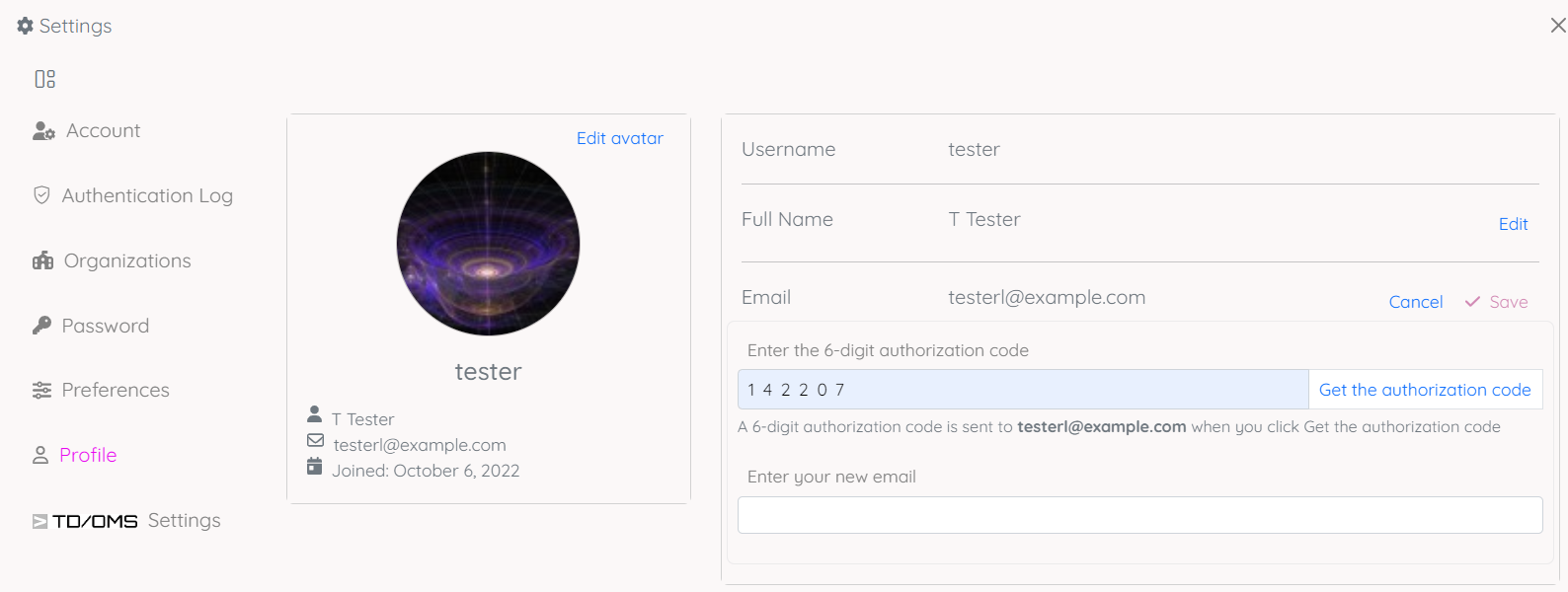 Octo user settings profile.png