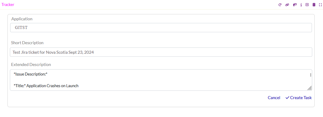 Octo tracker plugin issue actions linkToNewTaskForm.png