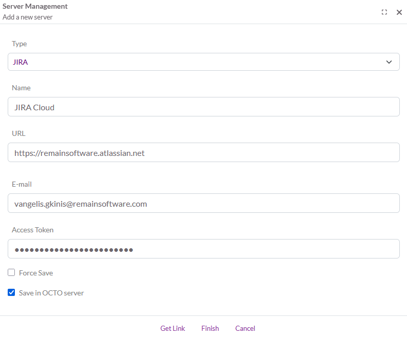 Octo tracker plugin server management addServerWizard.png