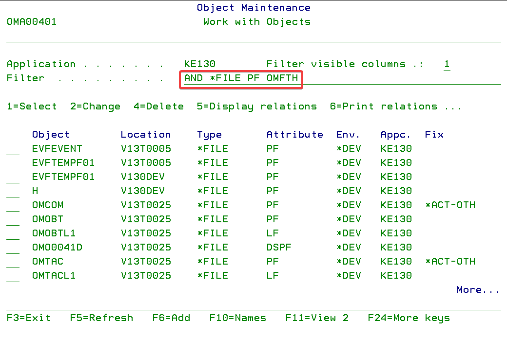 T0033 Search Filter Obj Maint2.png