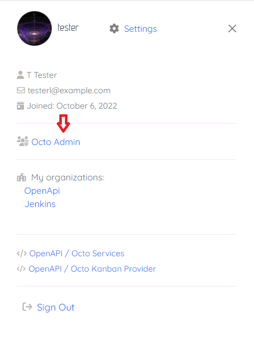 Octo profile octo admin.png